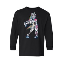 Awkward Styles Halloween Youth Sweatshirt Zombie Unicorn Dance Crewneck Tee for Kids