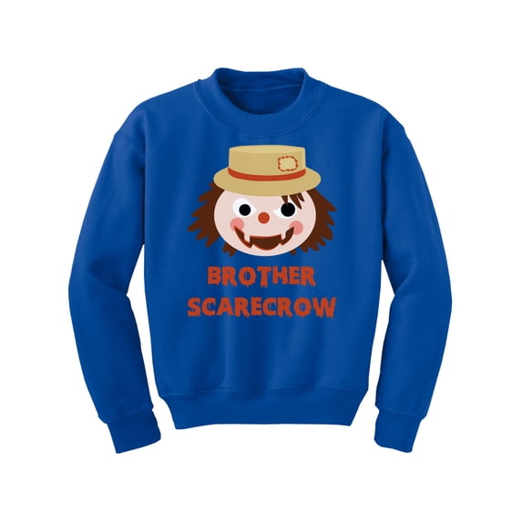 Awkward Styles Halloween Youth Sweatshirt for Boys Brother Scarecrow Crewneck Tops for Kids