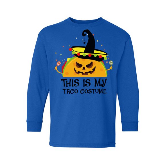 Awkward Styles Halloween Youth Sweatshirt for Girls Boys Taco Crewneck Tee for Kids