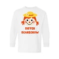 thumbnail image 1 of Awkward Styles Halloween Youth Sweatshirt for Girls Sister Scarecrow Crewneck Tee for Kids, 1 of 4