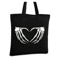 thumbnail image 1 of Awkward Styles Hand Skeleton Heart Tote Bag Skull Summer Bags Skull Accessories Gothic Gifts for He Dia de Los Muertos Accessories, 1 of 5