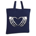 thumbnail image 1 of Awkward Styles Hand Skeleton Heart Tote Bag Skull Summer Bags Skull Accessories Gothic Gifts for He Dia de Los Muertos Accessories, 1 of 5