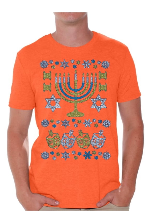Hanukkah Menorah Shirt Funny Hanukkah Shirts for Men Hanukkah T Shirt Holiday Gifts for Him Jewish Tshirt Jewish Men Happy Hanukkah Shirt Jew Shirt Holiday Tshirt Menorah Gifts