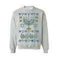 thumbnail image 1 of Awkward Styles Hanukkah Menorah Sweatshirt for Hanukkah Funny Holiday Gifts Jewish Sweater for Women and Men Hanukkah Sweater Jew Sweater Chanukkah Sweater Funny Gifts for Jewish Holidays, 1 of 5