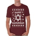 thumbnail image 1 of Awkward Styles Hanukkah T-Shirt David's Star Shirts for Men, 1 of 4