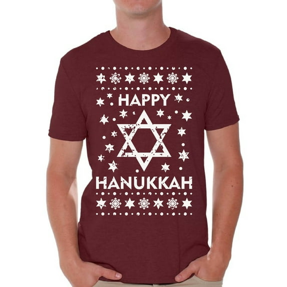 Awkward Styles Hanukkah T-Shirt David's Star Shirts for Men