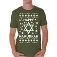 thumbnail image 1 of Awkward Styles Hanukkah T-Shirt David's Star Shirts for Men, 1 of 4