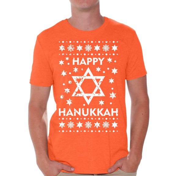 Awkward Styles Hanukkah T-Shirt David's Star Shirts for Men