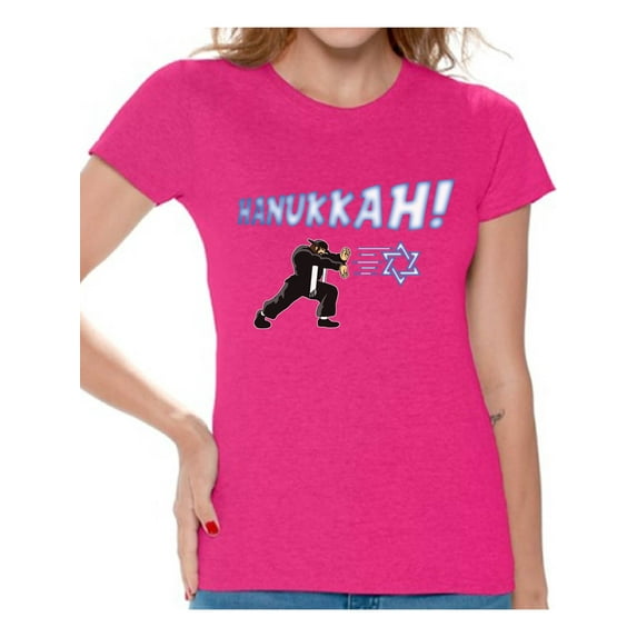 Awkward Styles Hanukkah T-Shirt Happy Chanukah Shirts for Women