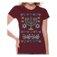 thumbnail image 1 of Awkward Styles Hanukkah T-Shirt Jewish Menorah Shirts for Women, 1 of 4