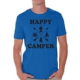 thumbnail image 1 of Awkward Styles Happy Camper Black Shirt for Boyfriend Camping Lovers Gifts Camper T Shirt for Dad Happy Camper Shirt for Men Happy Mens Shirt Happy Camper Men's T Shirt Cute Camping Clothes for Him, 1 of 4