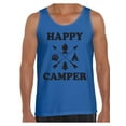 thumbnail image 1 of Awkward Styles Happy Camper Tanks Happy Camper Black Men's Tank Top Camping T-Shirt for Him Happy Camper Tank Top for Boyfriend Camping Lovers Gifts Camper Tank Top for Dad Happy Camper Shirt for Men, 1 of 4
