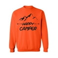 thumbnail image 1 of Awkward Styles Happy Crewneck Black Sweater Happy Camper Unisex Crewneck Camper Sweater for Men Happy Camper Crewneck for Women Camping Clothes Happy Camper Crewneck Campers Gifts Sweater for Camper, 1 of 5