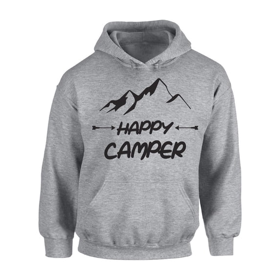 Awkward Styles Happy Hoodie Black Sweater Happy Camper Unisex Sweatshirt Camper Hoodie for Men Happy Camper Hoodie for Women Camping Clothes Happy Camper Sweatshirt Campers Gifts Hoodie for Camper