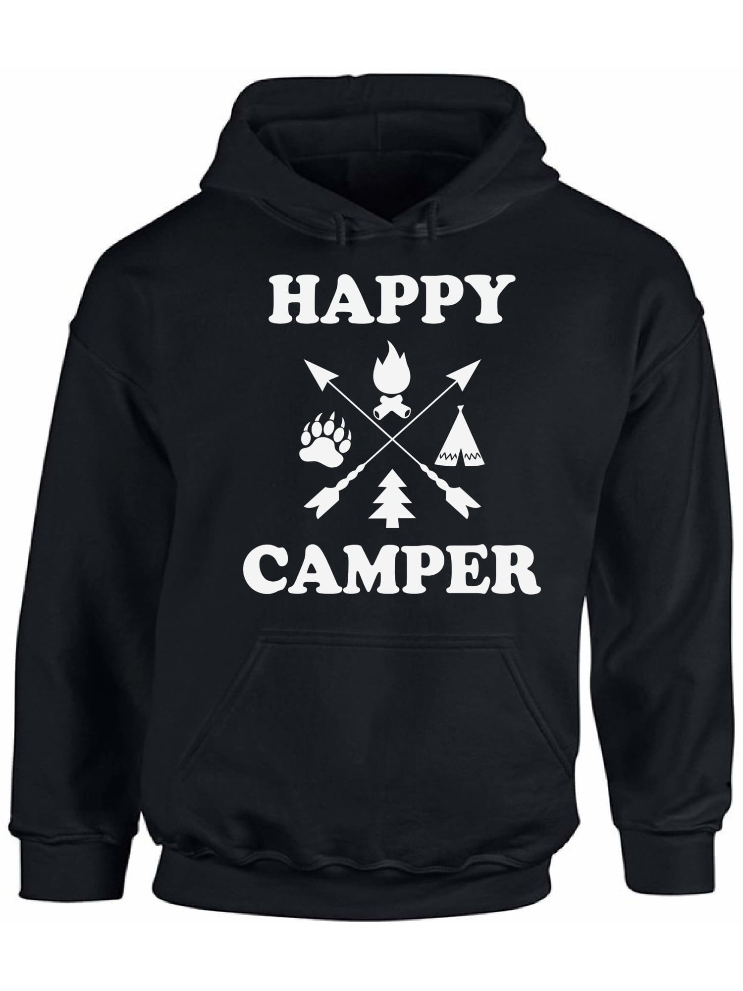 Awkward Styles Happy Hoodies Nifty Sweater Happy Camper Unisex Sweatshirt Camper Hoodie for Men Happy Camper Hoodie for Women Camping Clothes Happy