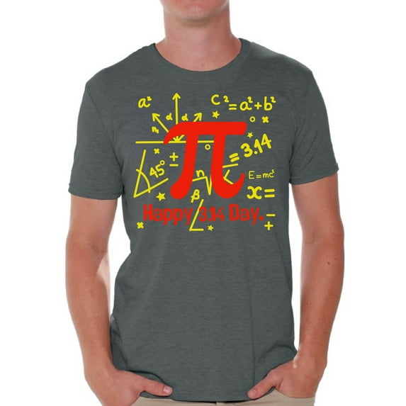 Awkward Styles Happy Pi Day T-Shirt Math T Shirts for Men 3.14 Mathematics Tee