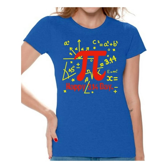 Awkward Styles Happy Pi Day T-Shirt Math T Shirts for Women 3.14 Mathematics Tee