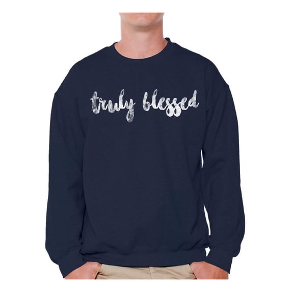 Awkward Styles Happy Thanksgiving Crewneck Top Truly Blessed Sweatshirts
