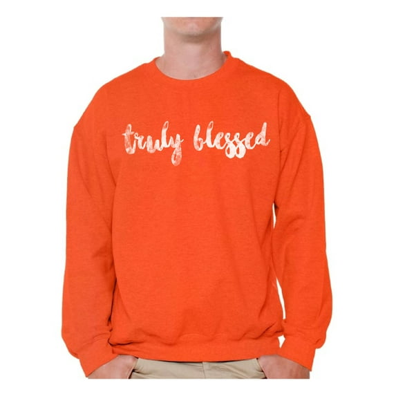 Awkward Styles Happy Thanksgiving Crewneck Top Truly Blessed Sweatshirts
