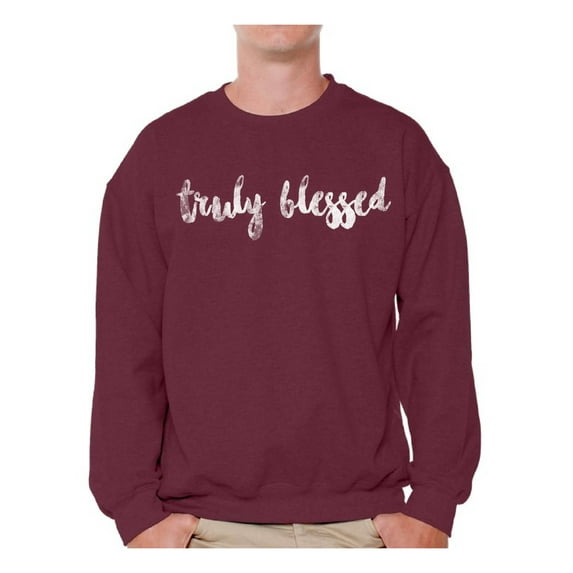 Awkward Styles Happy Thanksgiving Crewneck Top Truly Blessed Sweatshirts
