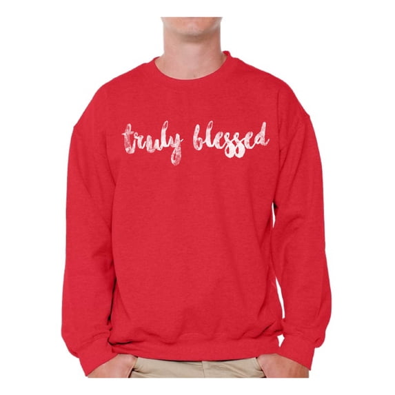 Awkward Styles Happy Thanksgiving Crewneck Top Truly Blessed Sweatshirts