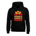 thumbnail image 1 of Awkward Styles Happy Thanksgiving Day Hoodies for Kids Gobble Turkey Hooded Youth Sweatshirt for Boys Girls, 1 of 4