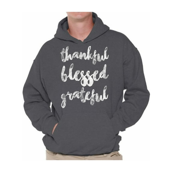 Awkward Styles Happy Thanksgiving Hoodie Thankful Blessed Grateful Sweatshirt