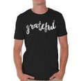 thumbnail image 1 of Awkward Styles Happy Thanksgiving T-Shirt Grateful Shirts for Men, 1 of 4