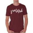 thumbnail image 1 of Awkward Styles Happy Thanksgiving T-Shirt Grateful Shirts for Men, 1 of 4