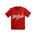 thumbnail image 1 of Awkward Styles Happy Thanksgiving T-Shirt Joyful Kids T Shirts, 1 of 4