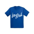 thumbnail image 1 of Awkward Styles Happy Thanksgiving T-Shirt Joyful Kids T Shirts, 1 of 4