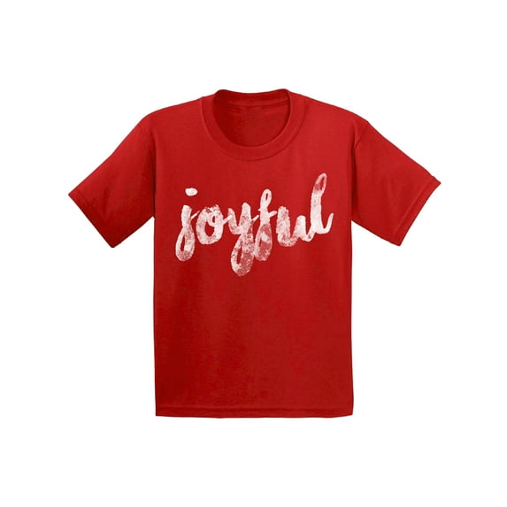 Awkward Styles Happy Thanksgiving T-Shirt Joyful Toddler Shirt