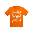 thumbnail image 1 of Awkward Styles Happy Thanksgiving T-Shirt Thankful Blessed Grateful Kids T Shirts, 1 of 4
