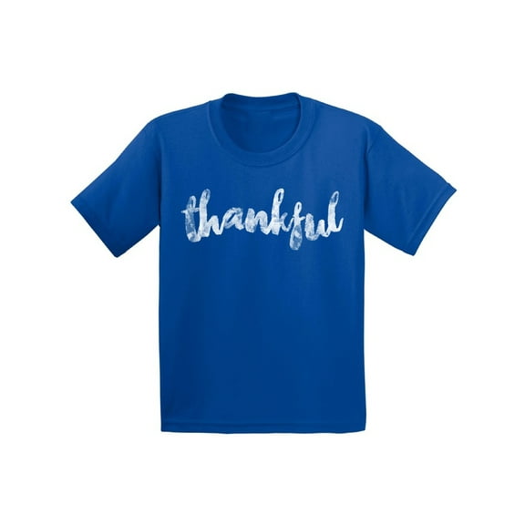Awkward Styles Happy Thanksgiving T-Shirt Thankful Kids T Shirts