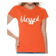 thumbnail image 1 of Awkward Styles Happy Thanksgiving T-Shirt Truly Blessed Shirts for Women, 1 of 4
