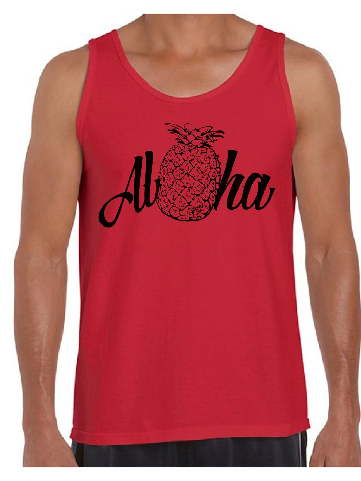 Hawaiian Pineapple T-Shirt Fruit Aloha Beach Summer Tank Top Hawaiian Pineapple T-Shirt Fruit Aloha Beach Summer Tank Top