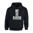 thumbnail image 1 of Awkward Styles He Is Risen Hooded Sweatshirt for Men and Women Happy Easter Gifts Christian Hoodies for Easter Easter Christian Hoodie Easter Hoodie Sweaters Bible Verse Matthew 28:6 Jesus Hoodie, 1 of 5