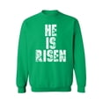 thumbnail image 1 of Awkward Styles He Is Risen Sweatshirt Christian Sweater for Men and Women Happy Easter Gifts for Him and Her Easter Outfits Bible Verse Matthew 28:6 Easter Message Jesus Sweatshirt for Easter, 1 of 5