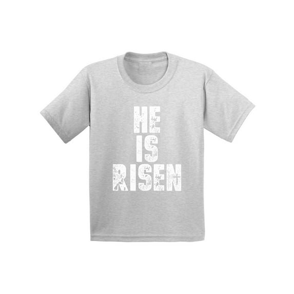 Awkward Styles He is Risen Infant Shirt Jesus Shirt for Kids Christian T Shirt for Boys Christian Shirts for Girls Jesus T-Shirt for Children Christian Gifts Christ Clothes He is Risen Shirt for Kids