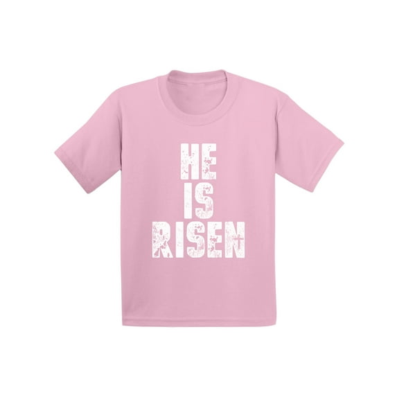 Awkward Styles He is Risen Infant Shirt Jesus Shirt for Kids Christian T Shirt for Boys Christian Shirts for Girls Jesus T-Shirt for Children Christian Gifts Christ Clothes He is Risen Shirt for Kids