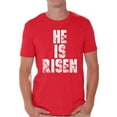 thumbnail image 1 of Awkward Styles He is Risen T Shirt for Men Christian Mens Shirts Christian Clothes for Men Jesus Christ is the Lord Christian Birthday Gifts Jesus Shirts Jesus Clothing He is Risen Mens Shirt, 1 of 4