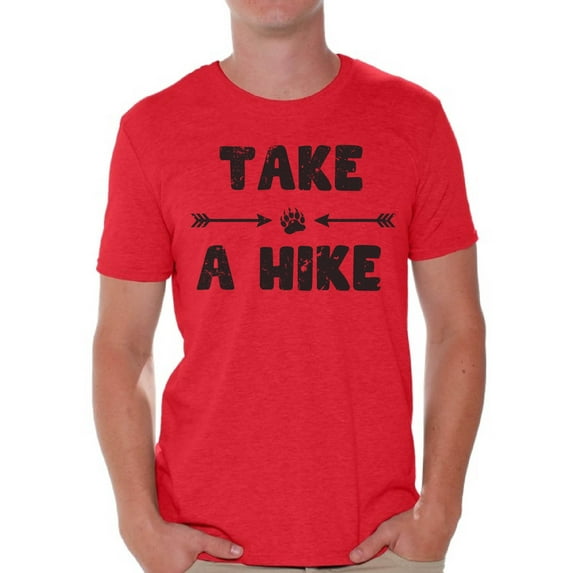 Awkward Styles Hiking Lovers Clothes Hike Outfit Take a Hike T Shirts for Men Men Shirts Outdoor Clothing for Men Cute Gifts for Husband Men's Outfit Take a Hike T-shirts Hiking Shirt for Him