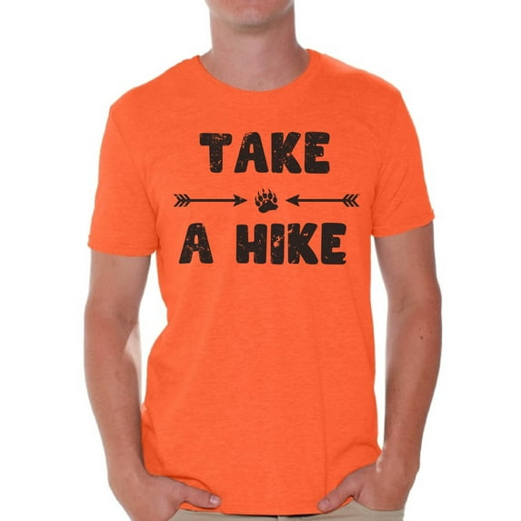 Awkward Styles Hiking Lovers Clothes Hike Outfit Take a Hike T Shirts for Men Men Shirts Outdoor Clothing for Men Cute Gifts for Husband Men's Outfit Take a Hike T-shirts Hiking Shirt for Him