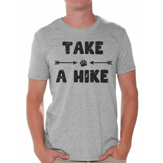 Awkward Styles Hiking Lovers Clothes Hike Outfit Take a Hike T Shirts for Men Men Shirts Outdoor Clothing for Men Cute Gifts for Husband Men's Outfit Take a Hike T-shirts Hiking Shirt for Him