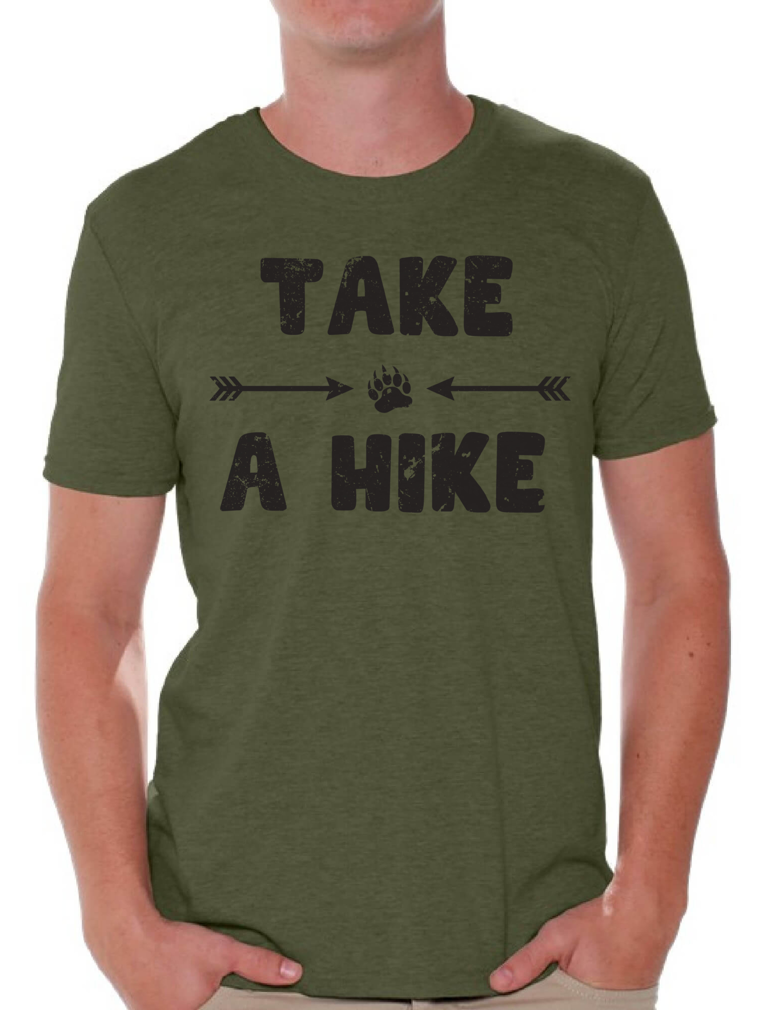 Awkward Styles Hiking Lovers Clothes Hike Outfit Take a Hike T Shirts for Men Men Shirts Outdoor Clothing for Men Cute Gifts for Husband Men's Outfit Take a Hike T-shirts Hiking Shirt for Him - image 1 of 4