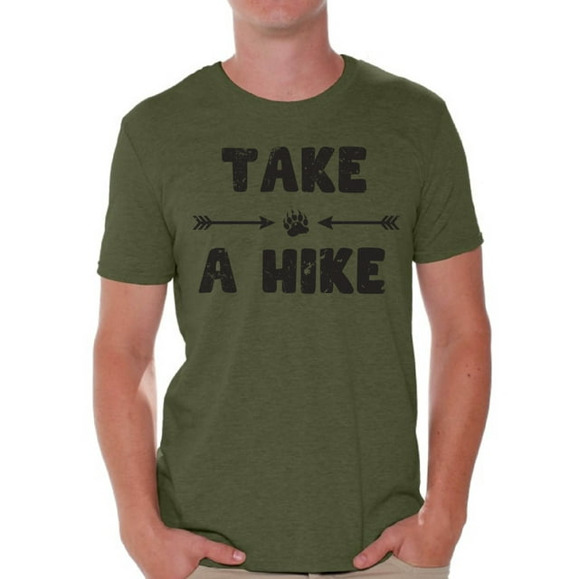 Awkward Styles Hiking Lovers Clothes Hike Outfit Take a Hike T Shirts for Men Men Shirts Outdoor Clothing for Men Cute Gifts for Husband Men's Outfit Take a Hike T-shirts Hiking Shirt for Him