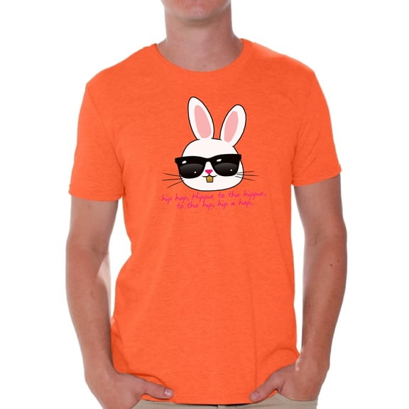 Awkward Styles Hip Hop Easter Bunny Shirt Easter T Shirt Men Easter Bunny Tshirt Easter Gifts for Him Easter Holiday Party Outfit Happy Easter Shirts Funny Easter Bunny Tshirt Cool Easter Bunny Shirt