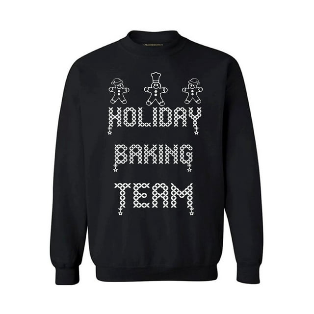 Awkward Styles Holiday Baking Team Christmas Sweatshirt Christmas Gingerbread Holiday Sweatshirt Christmas Cookies Thanksgiving Sweater Family Holiday Xmas Sweater Thanksgiving Sweatshirt Men & Women