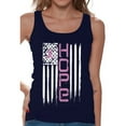 thumbnail image 1 of Awkward Styles Hope American Flag Tank Top for Women Pink Ribbon USA Flag Tanks Breast Cancer Awareness Shirts for Women Breast Cancer Tank Top Gifts for Cancer Survivor Women's Pink Ribbon Hope Tank, 1 of 4