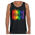 thumbnail image 1 of Awkward Styles Human Tank Top for Him Gay Pride Flag Tanks for Him Human Shirt for Friend Rainbow T Shirt LGBTQ Clothing Gay Rights Gay Mens Shirt Gay Flag T Shirt Rainbow Gay T Shirt Cute Mens Tshirt, 1 of 4
